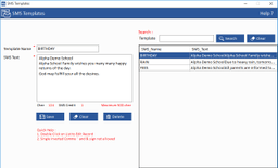 SMS Templates